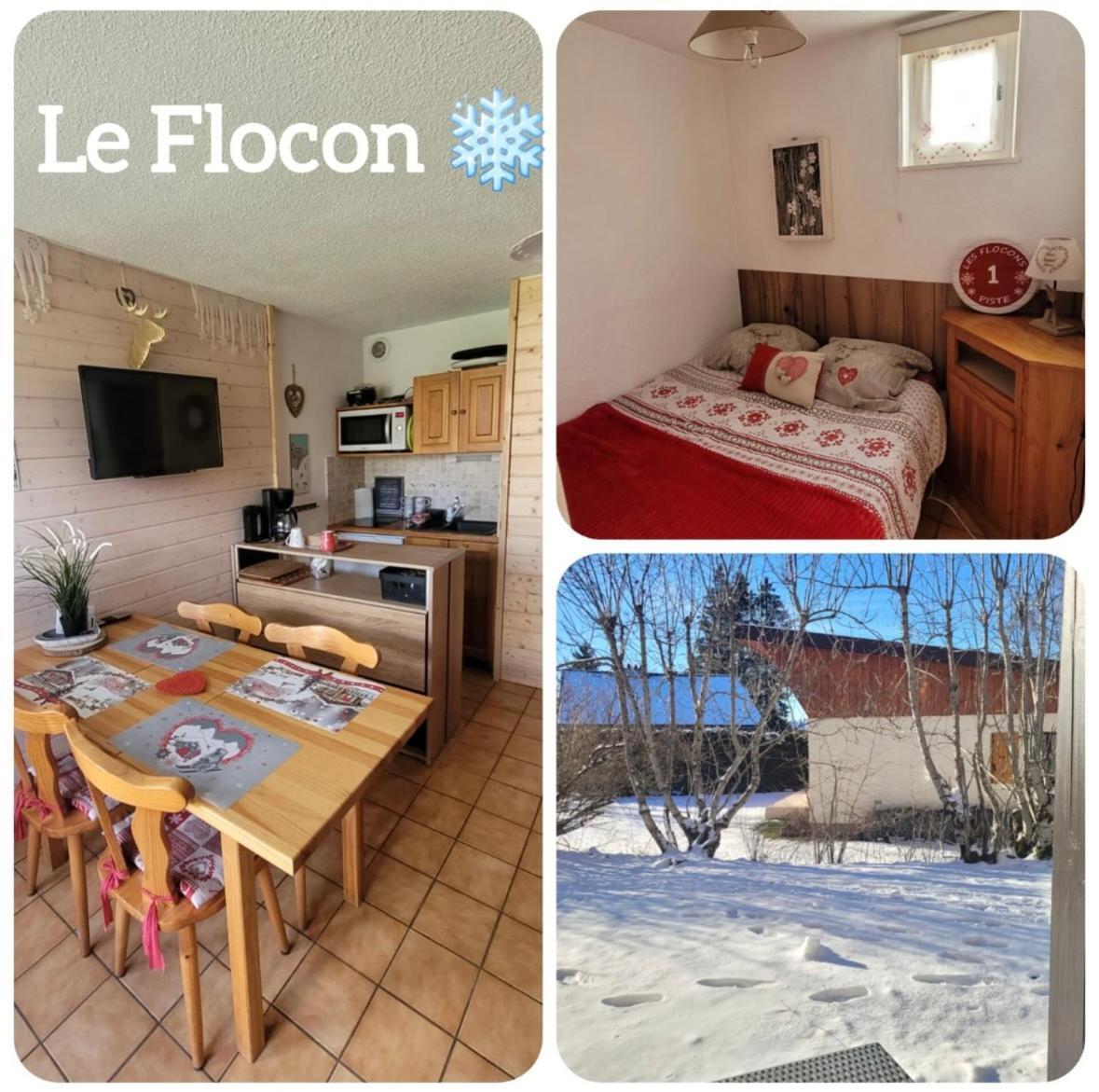 Le Flocon: Cozy Garden Retreat for Four Apartment Les Rousses Exterior photo